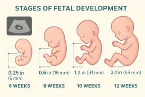 Stages of Fetal Development & Ultrasound Detection